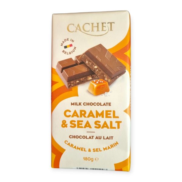 Cachet Caramel & Sea Salt, Vollmilchschokolade 180g